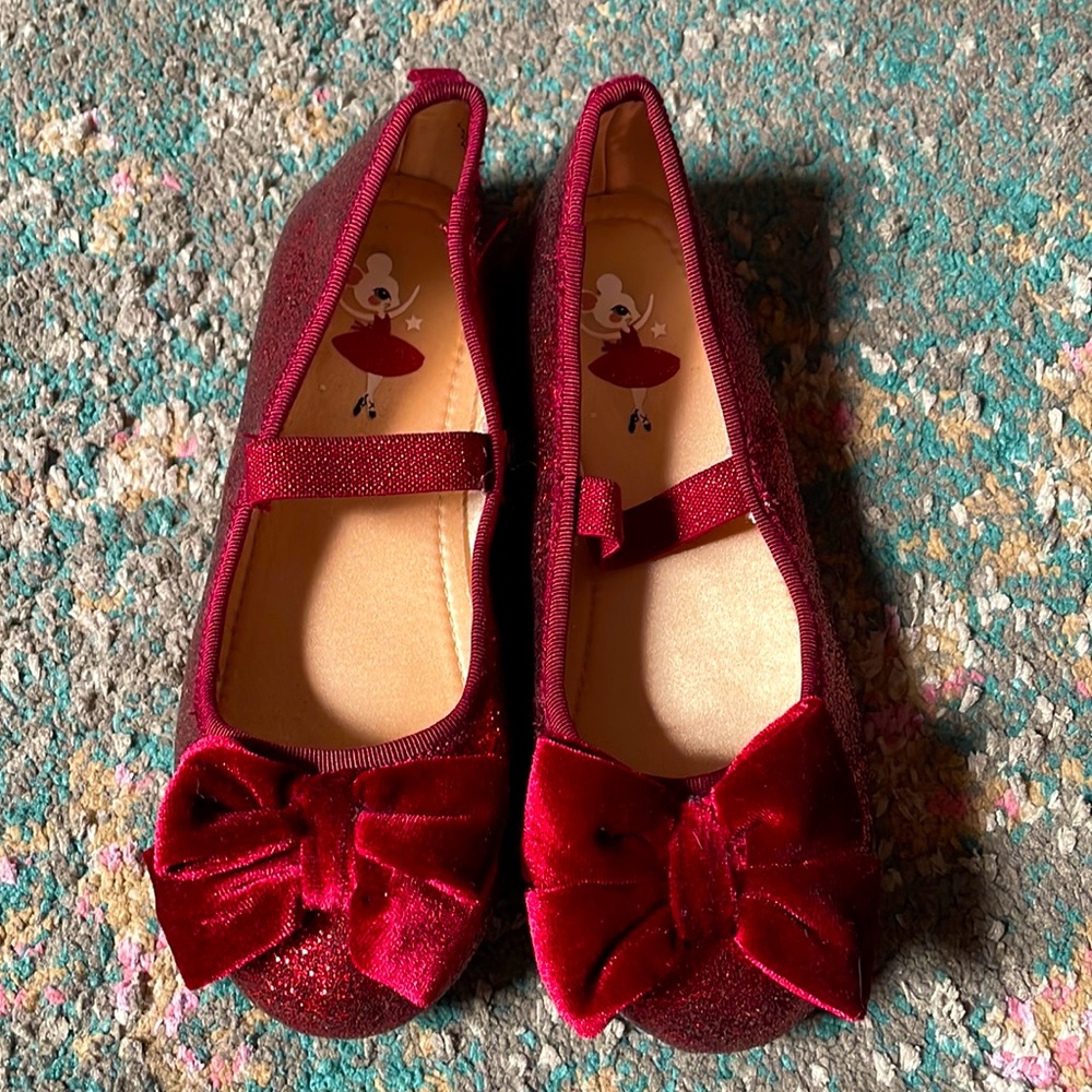 H&M sparkly flats size 12 (EUR30)
